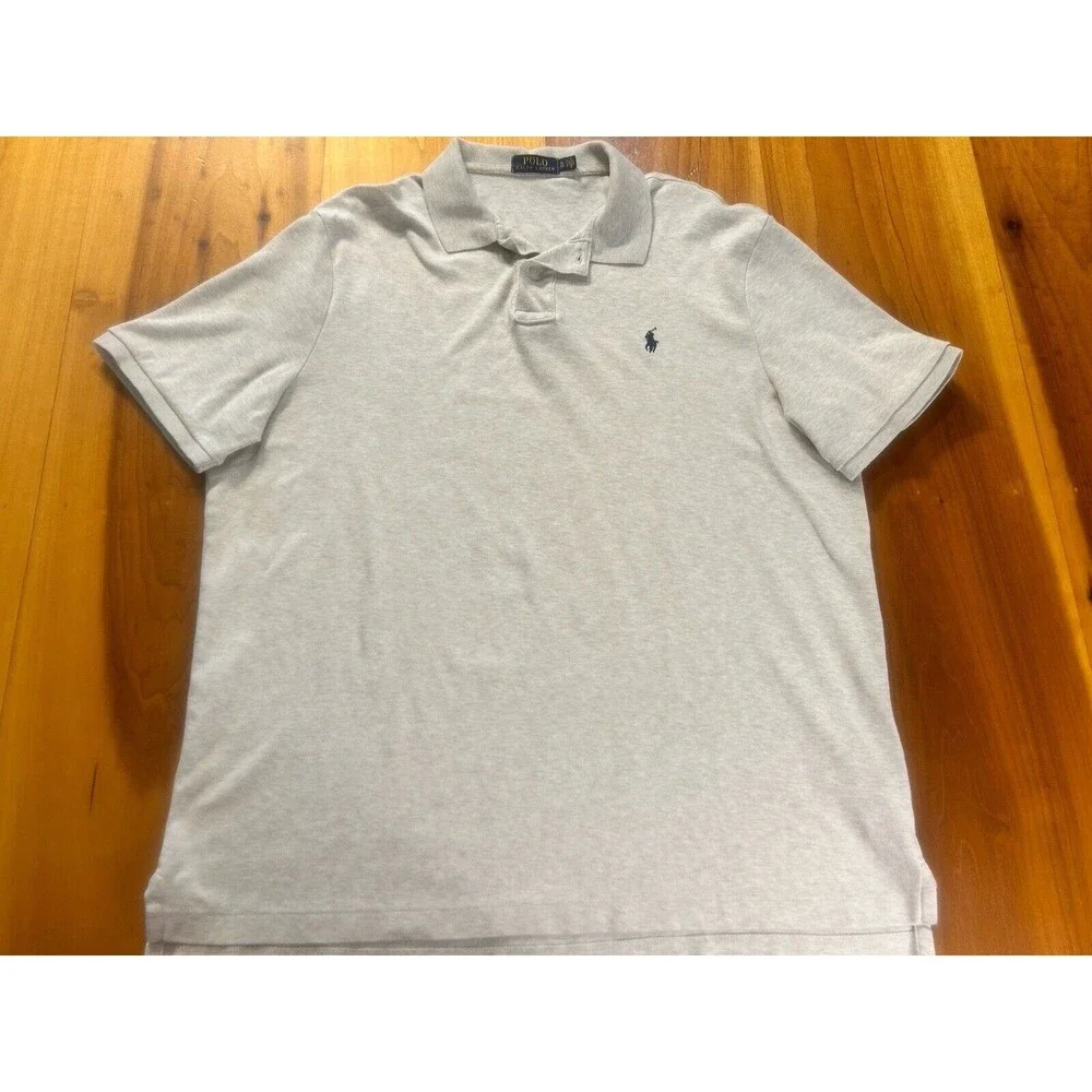 Polo Ralph Lauren Men’s Polo. XL. Short Sleeve. Cream. Cotton